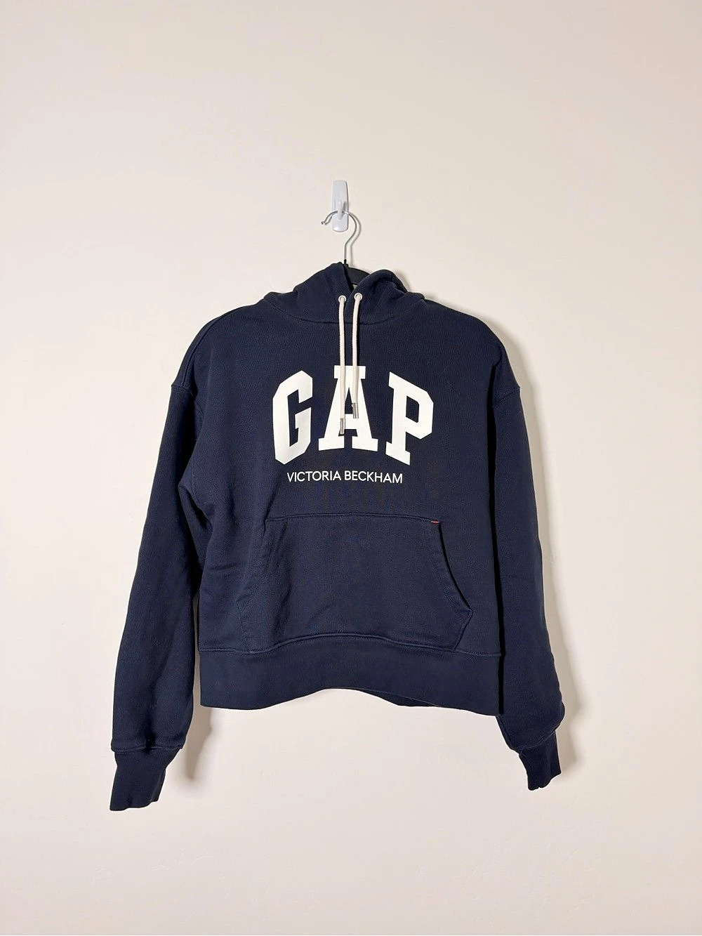 NWOT | Gap x Victoria Beckham Logo Hoodie in Blue | Small